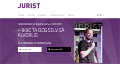 Desktop Screenshot of juristkontakt.no